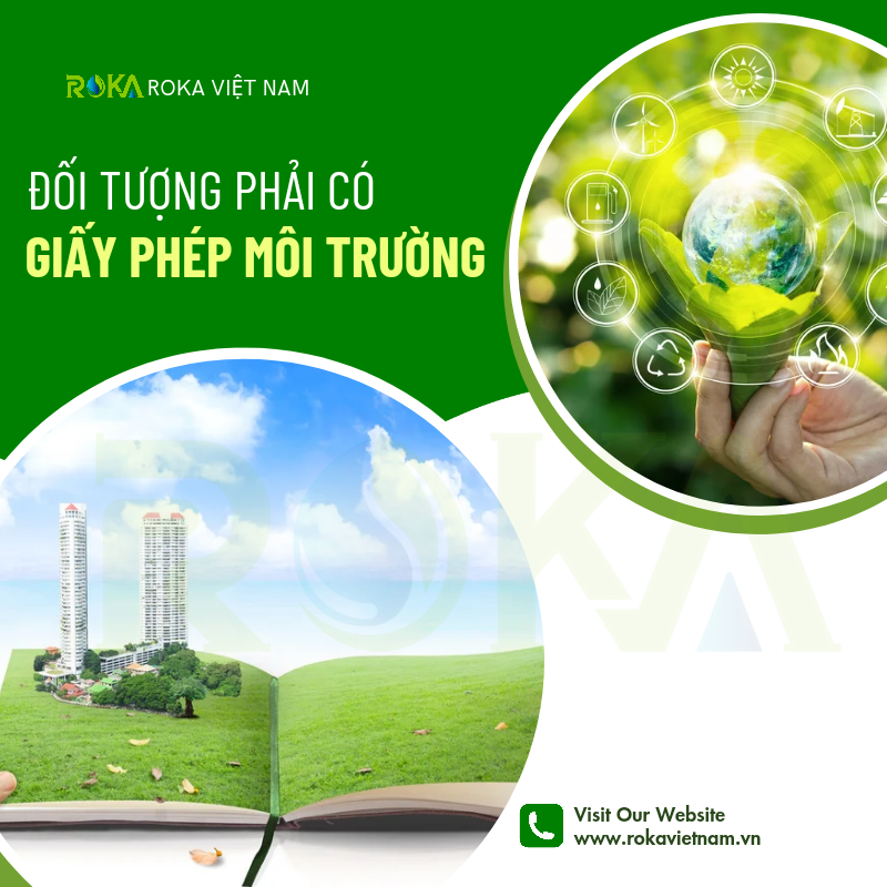 những đối tượng nào cần thực hiện giấy phép môi trường